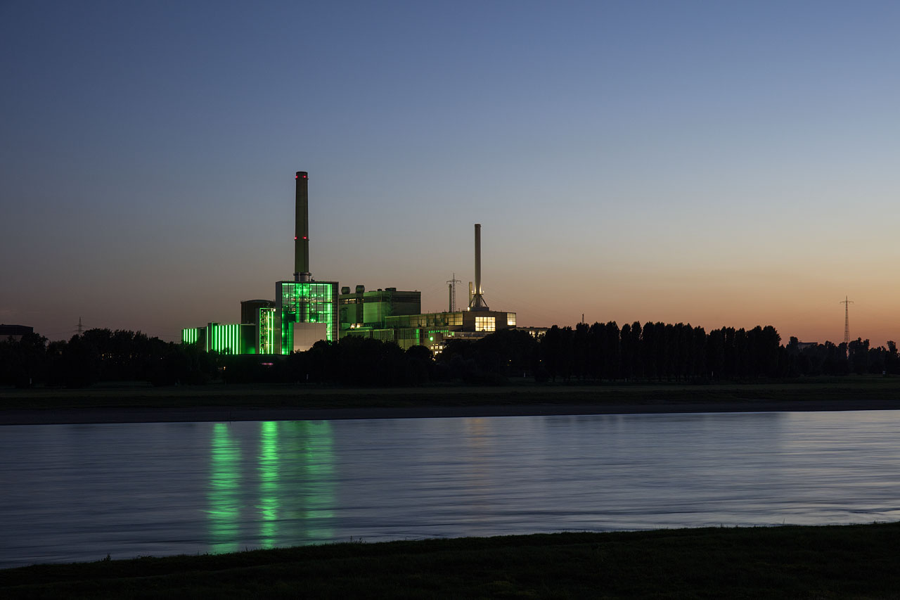 Kraftwerk Lausward Düsseldorf kadawittfeldarchitektur  Architekturfotografie Jens Kirchner