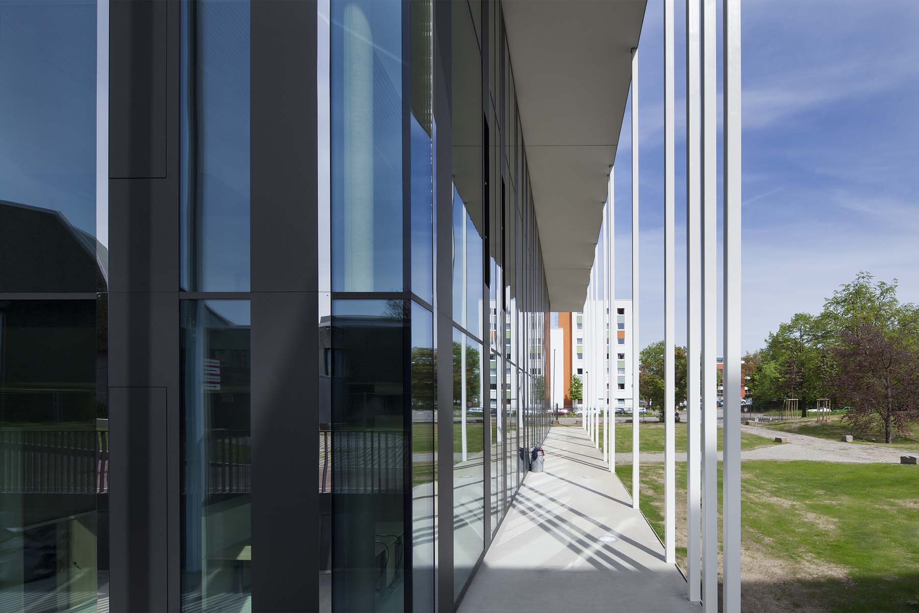 SSC UNI Düsseldorf kadawittfeldarchitektur  Architekturfotografie Jens Kirchner