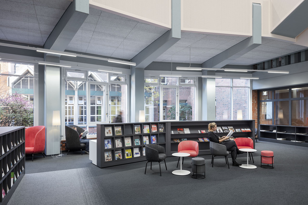 Bibliothek Emden  UKW Innenarchitekten     Architekturfotografie Jens Kirchner