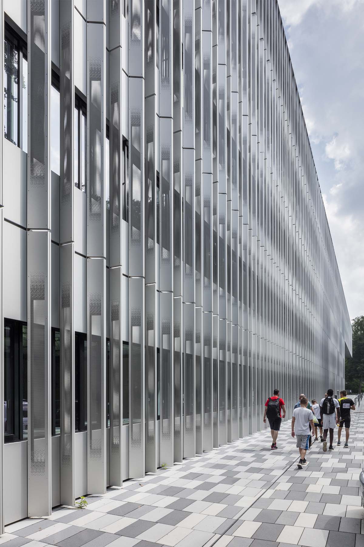 Sporthochschule Köln kadawittfeldarchitektur Fassade Architekturfotografie Jens Kirchner