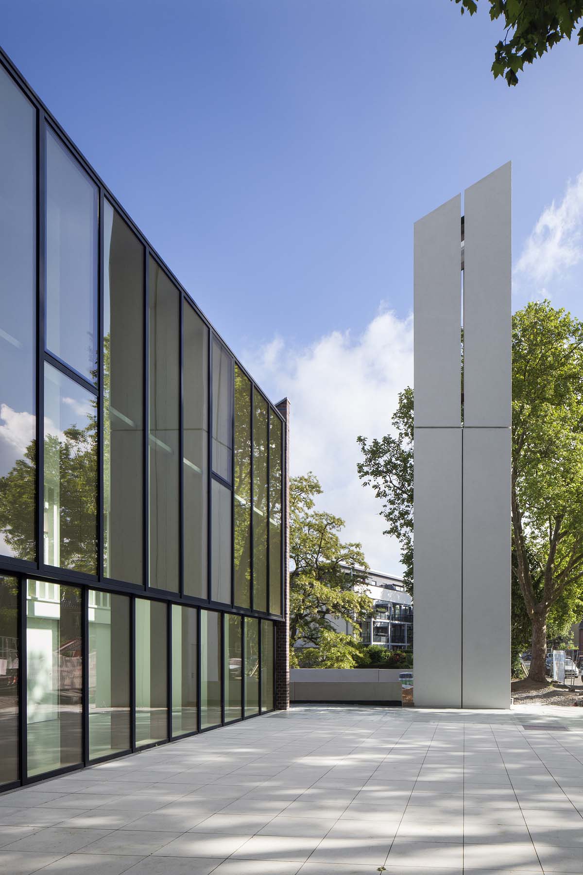 Epiphaniaskirche Köln Lepel und Lepel InnenArchitekten  Ansicht Turm Architekturfotografie Jens Kirchner