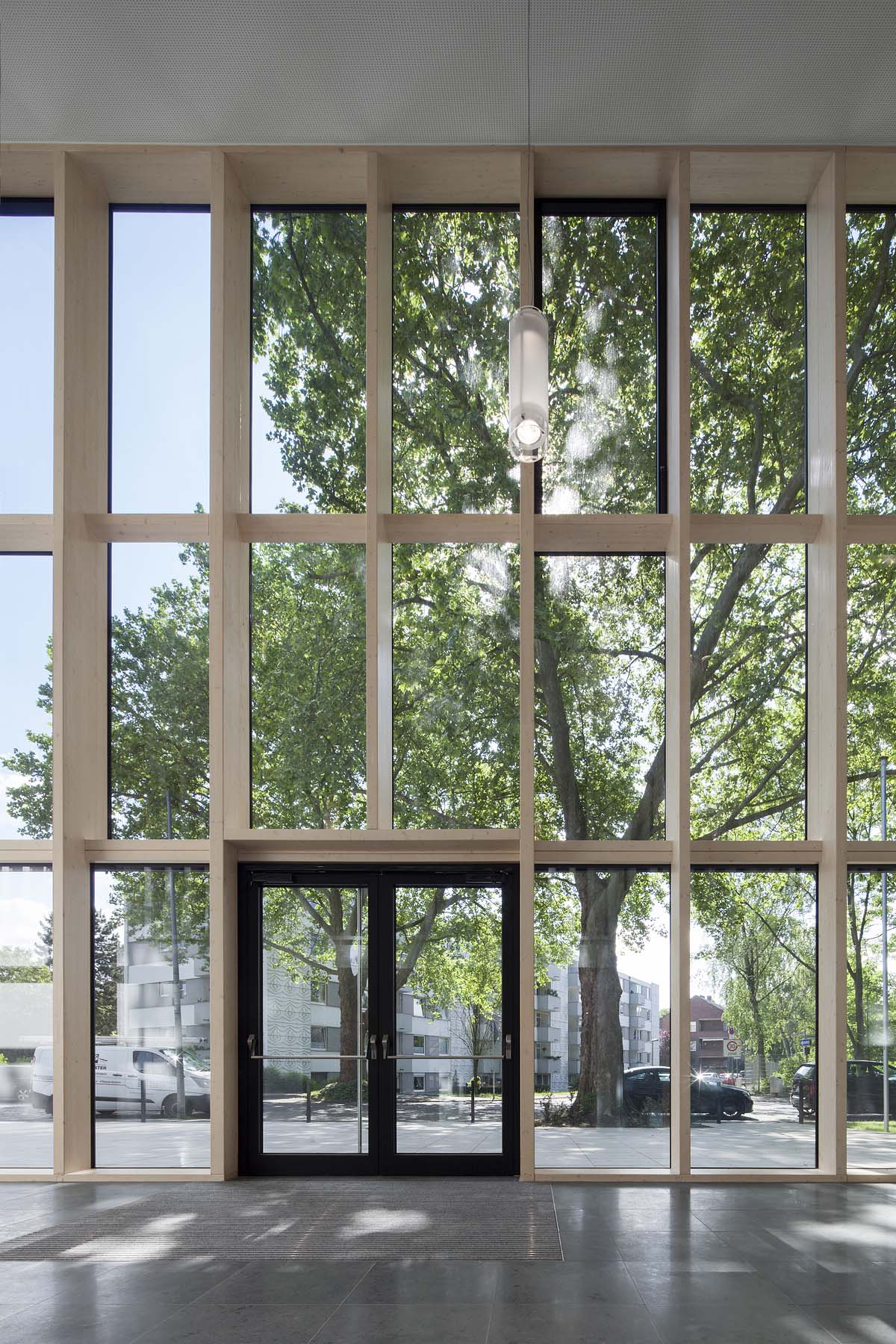 Epiphaniaskirche Köln Lepel und Lepel InnenArchitekten   Ansicht Eingang  Architekturfotografie Jens Kirchner