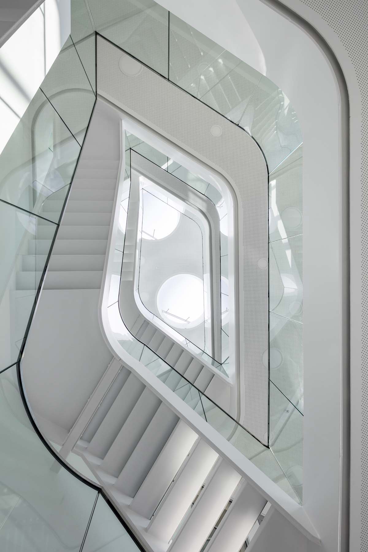 Environ Rheine Kresings Architekten Foyer Treppenhaus Architekturfotografie Jens Kirchner