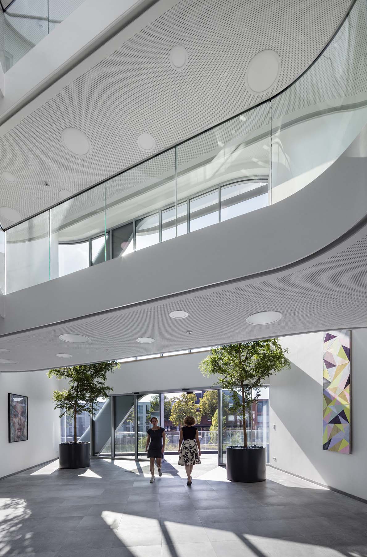 Environ Rheine Kresings Architekten Foyer Treppenhaus Architekturfotografie Jens Kirchner