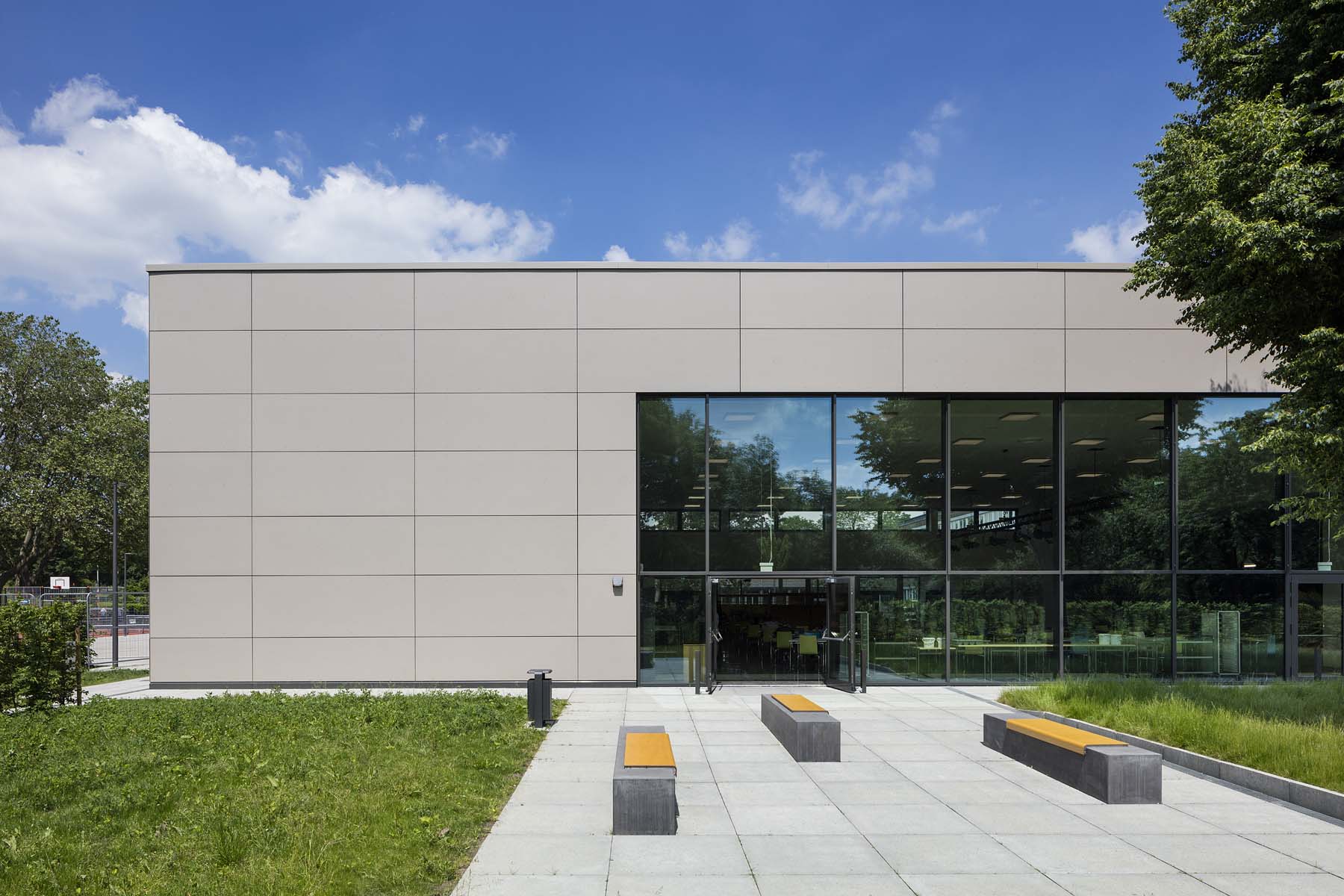 Schule Krefeld Hahn Helten Architekten       	 Architekturfotografie Jens Kirchner