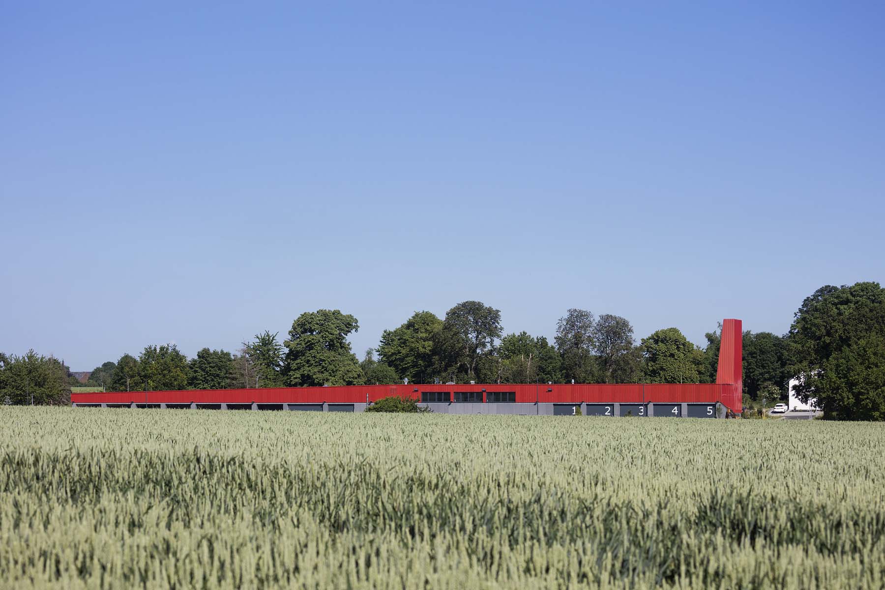 Feuerwehrwache Titz Lepel und Lepel Architekten       	 Architekturfotografie Jens Kirchner