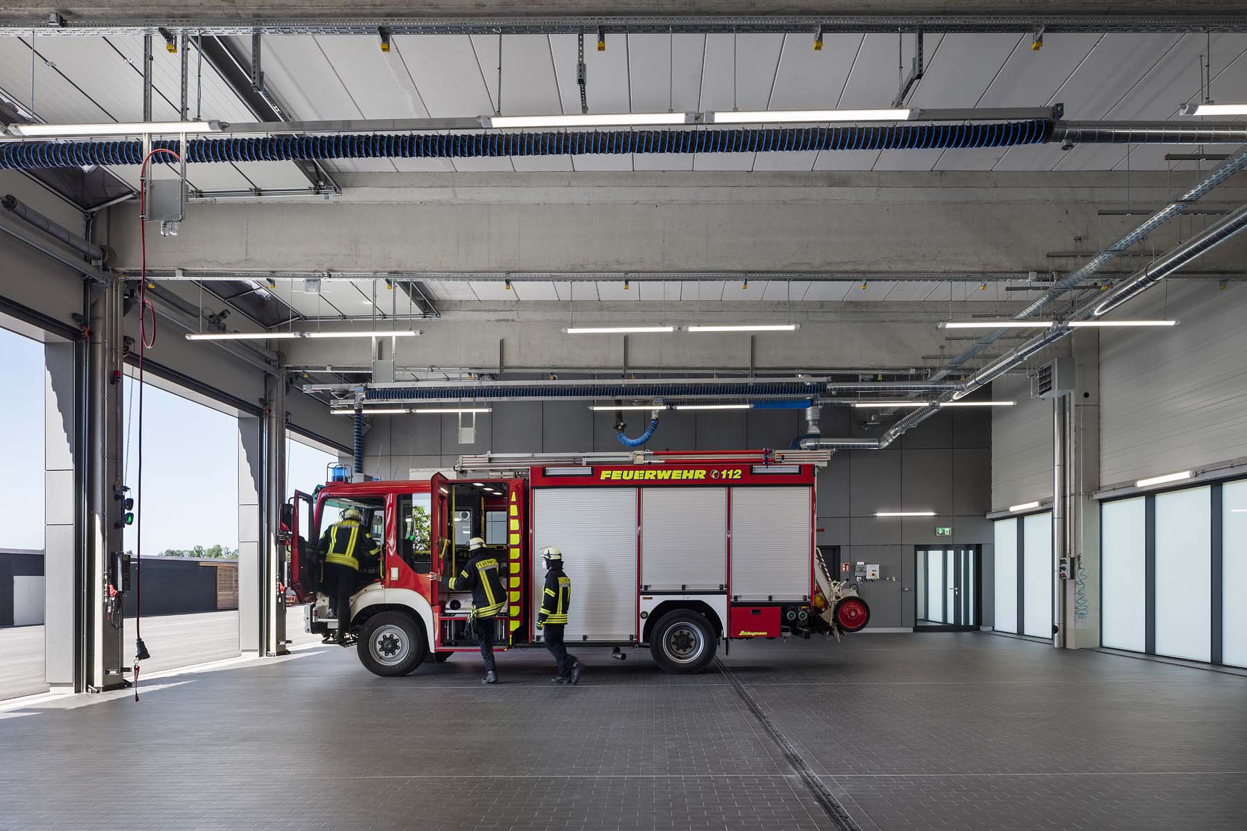 Feuerwehrwache Titz Lepel und Lepel Architekten       	 Architekturfotografie Jens Kirchner