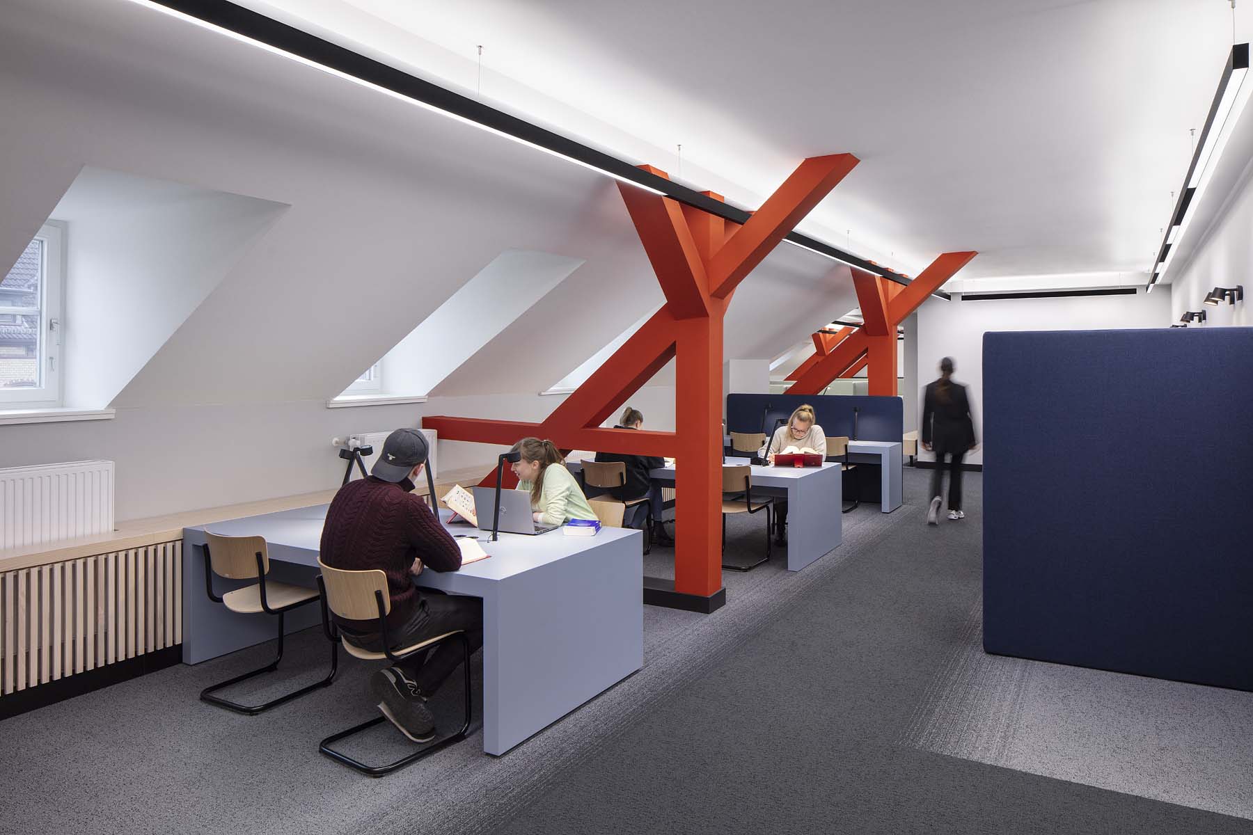 Uni Bibliothek Osnabrück   UKW Innenarchitekten      Jens Kirchner ArchitekturFotografie