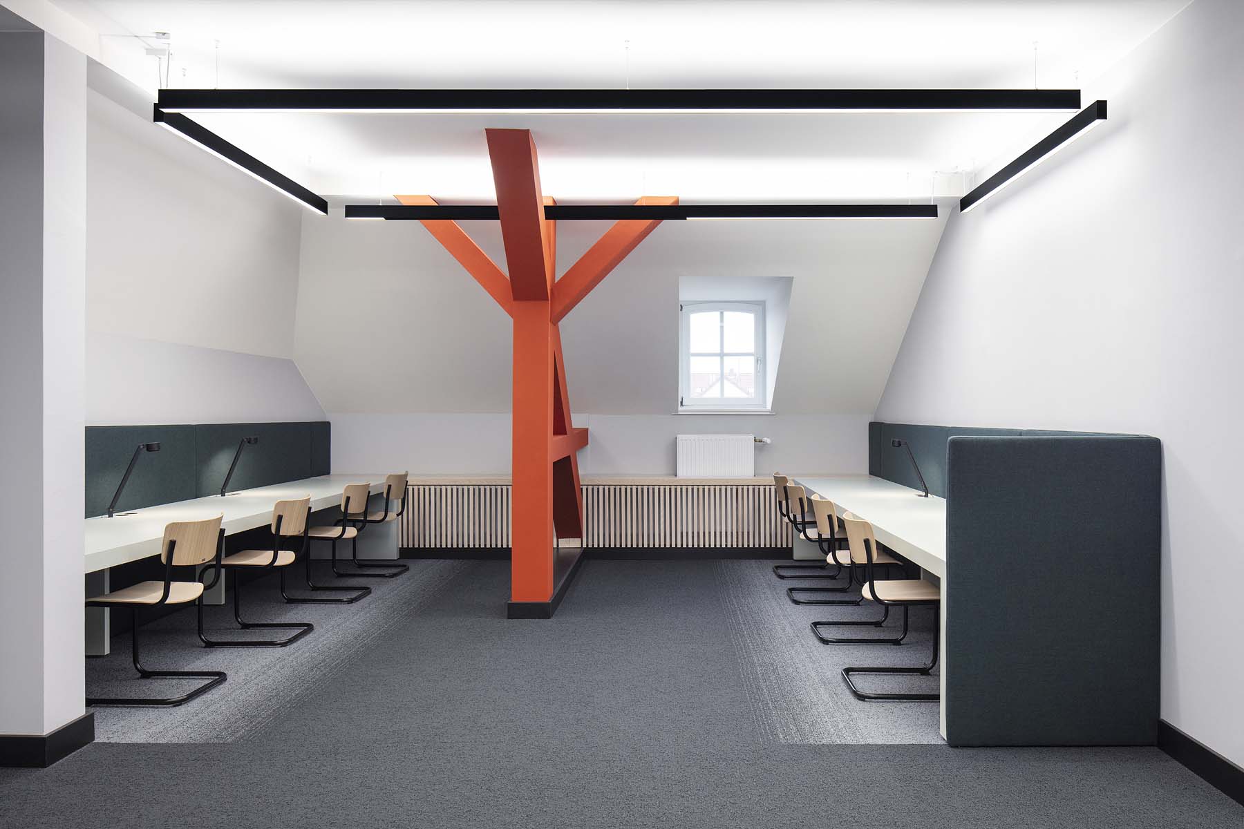 Uni Bibliothek Osnabrück   UKW Innenarchitekten      Jens Kirchner ArchitekturFotografie