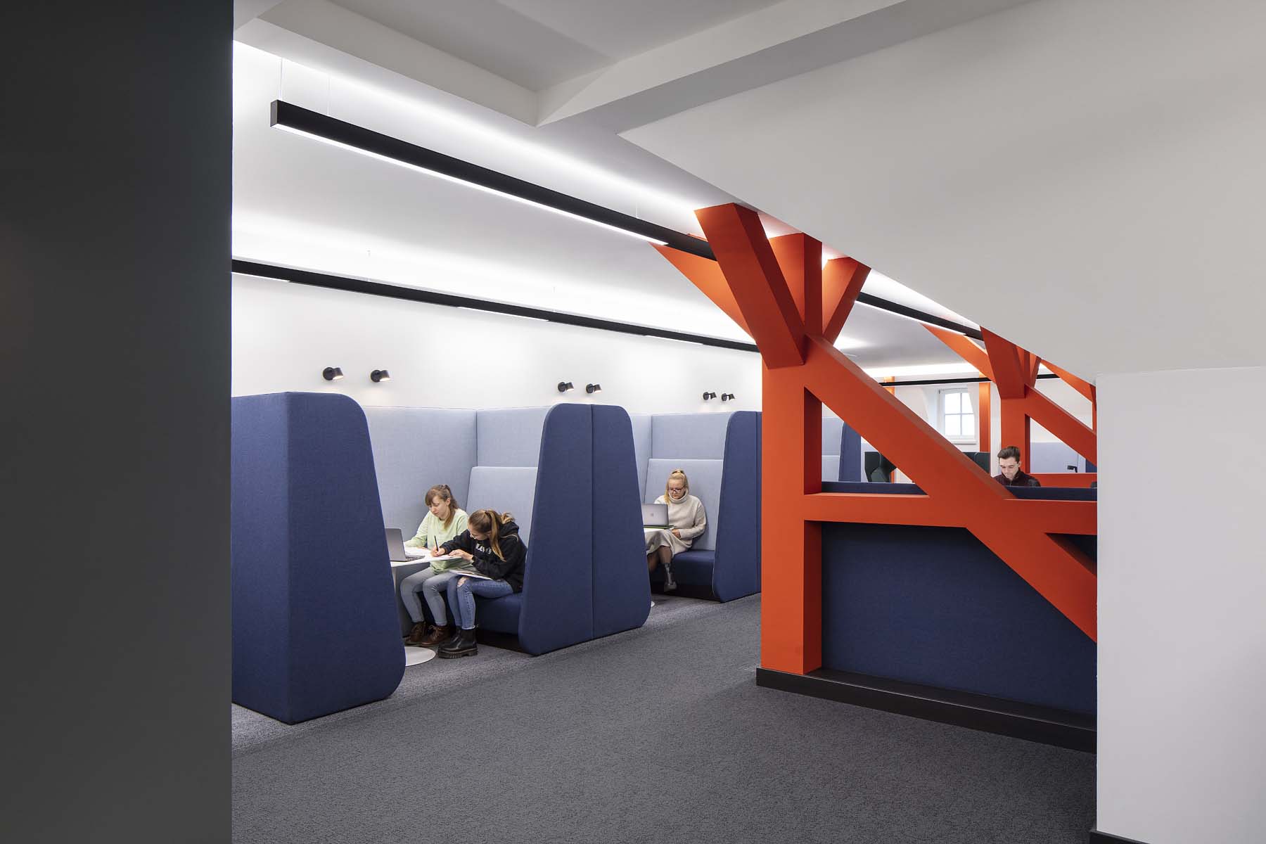 Uni Bibliothek Osnabrück   UKW Innenarchitekten      Jens Kirchner ArchitekturFotografie