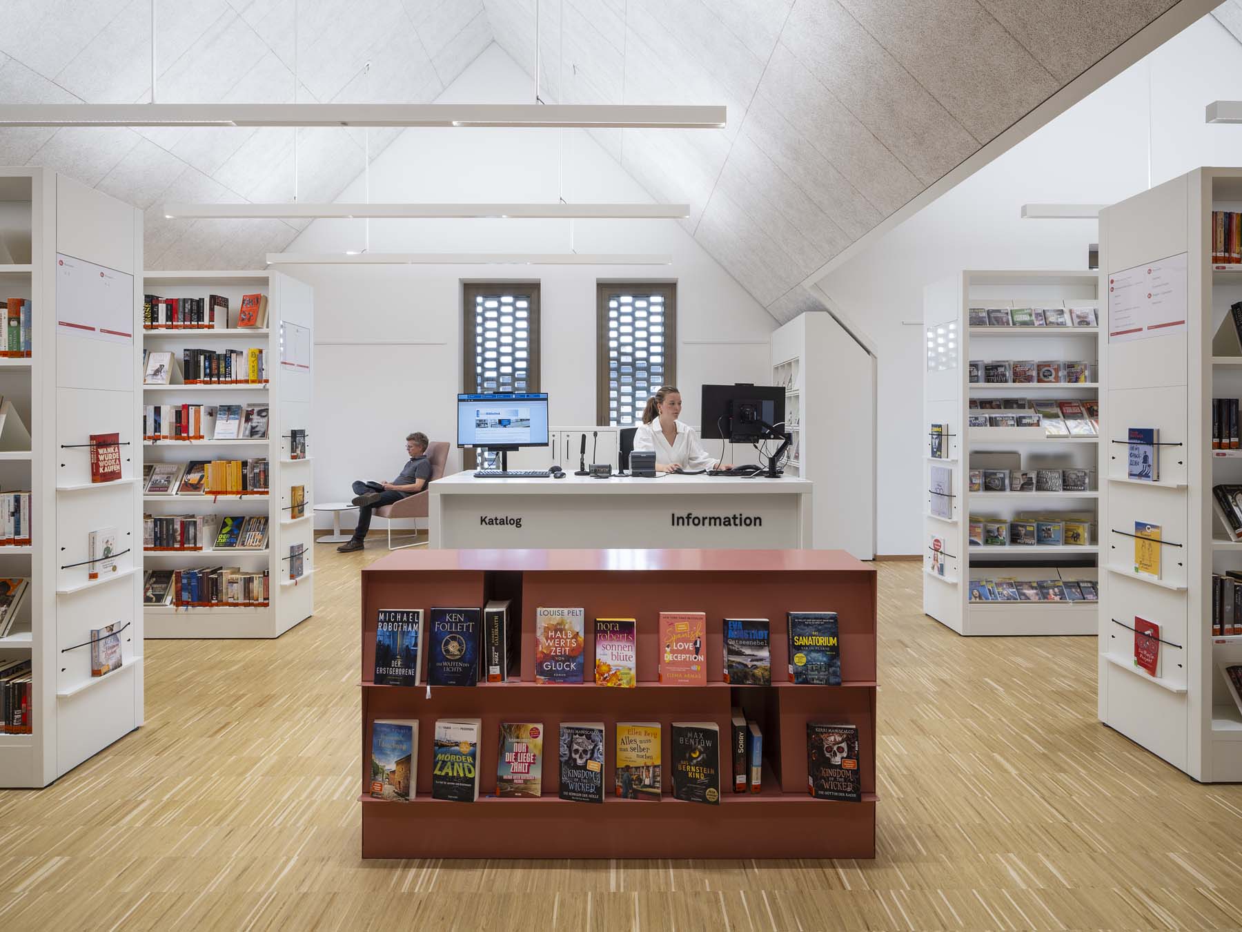 Bibliothek Bürgeramt Brühl   JSWD Architekten UKW Innenarchitekten   ArchitekturFotografie Jens Kirchner