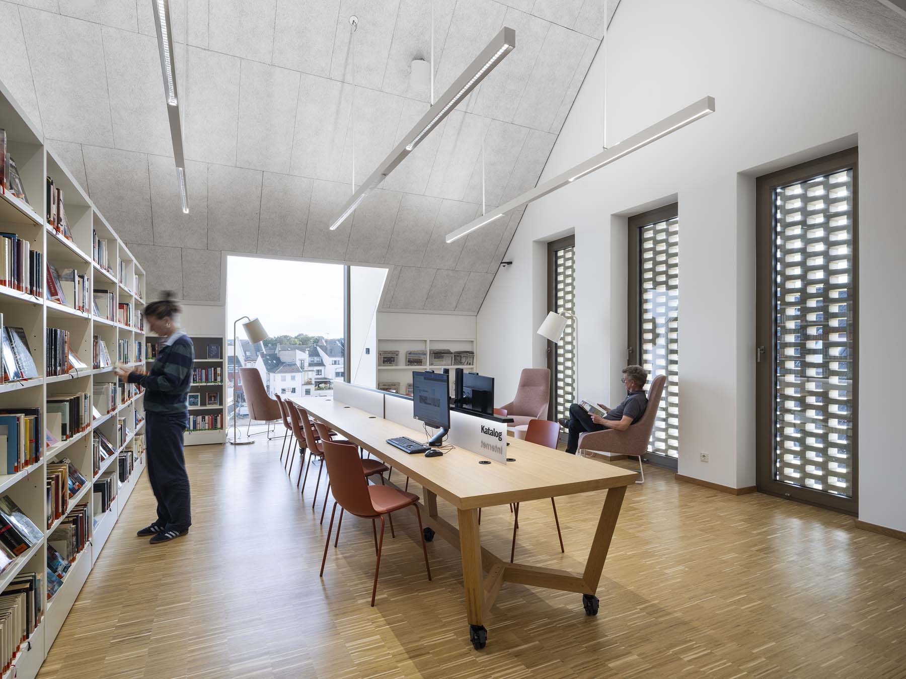 Bibliothek Bürgeramt Brühl   JSWD Architekten UKW Innenarchitekten   ArchitekturFotografie Jens Kirchner