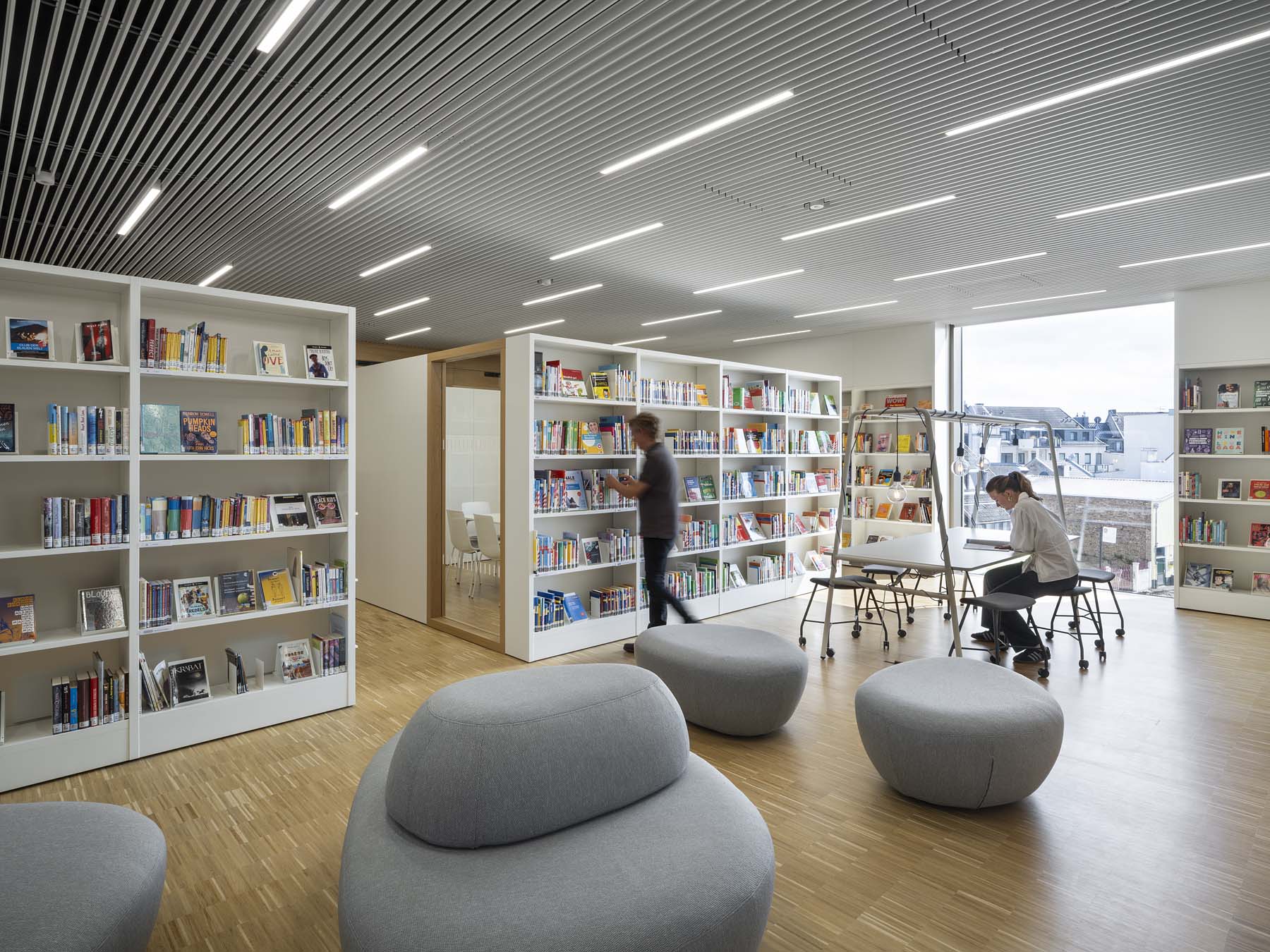 Bibliothek Bürgeramt Brühl   JSWD Architekten UKW Innenarchitekten   ArchitekturFotografie Jens Kirchner