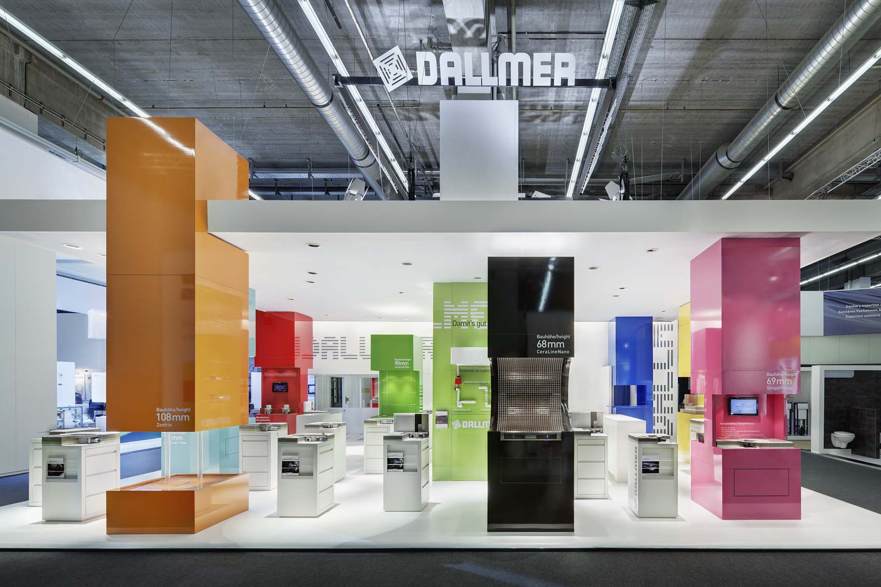 Dallmer Messestand Messe Frankfurt Frontansicht